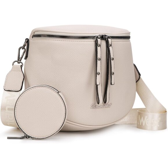 Handbags - Large Crossbody Bag Women Adjustable Strap Zipper Closure Purse Gift
